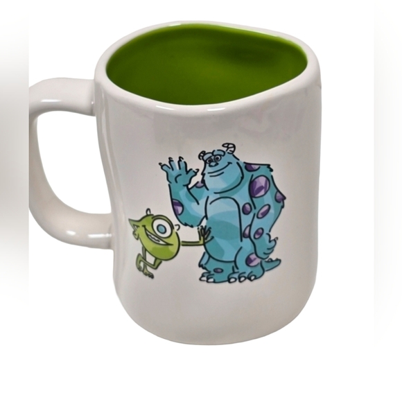Rae Dunn Other - Rae Dunn Disney Monsters Inc Scream Team Mug Green Interior New